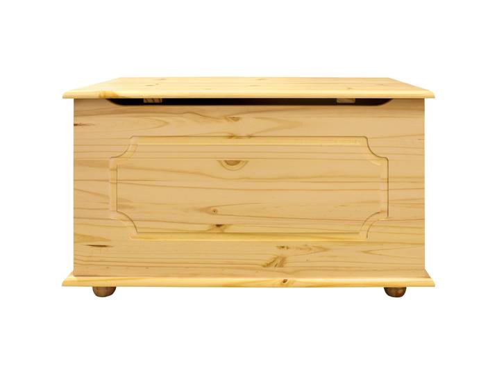 Truhe Amey Natur Kiefer massiv B 89 H 53 cm - Truhe