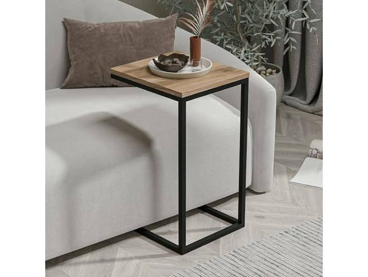 Dmora Couchtisch Lyrae 35x40x65h cm Braun Zeitungsständer