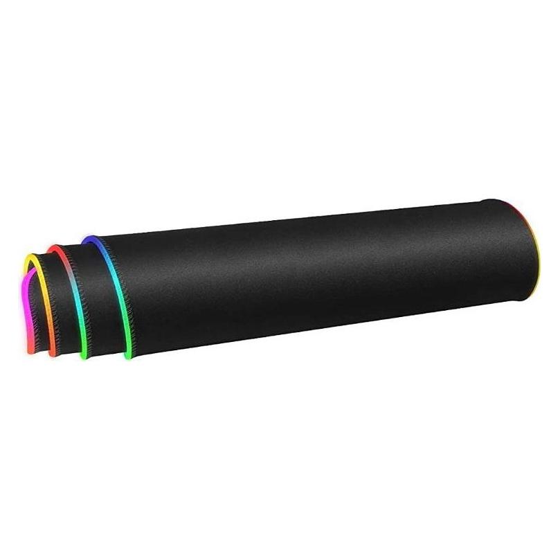 Riff RGB-01 Rubber Cloth Gaming Mouse Pad with USB RGB Colored LED Frame (80x30cm) black (XL) (RF-RGB-01)