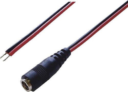BKL Electronic 075905-750 DC-Steckverbinder DC-Kupplung - verzinnt 2.5mm 0.75m 1 St. Single