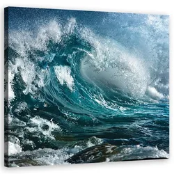 WANDBILD landschaften blau