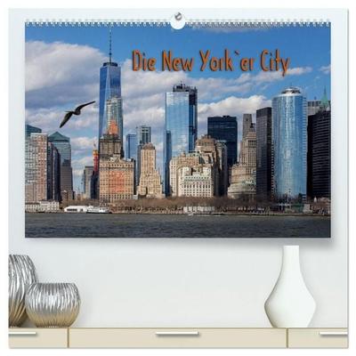 Die New Yorker City (hochwertiger Premium Wandkalender 2027 DIN A2 quer), Kunstdruck in Hochglanz