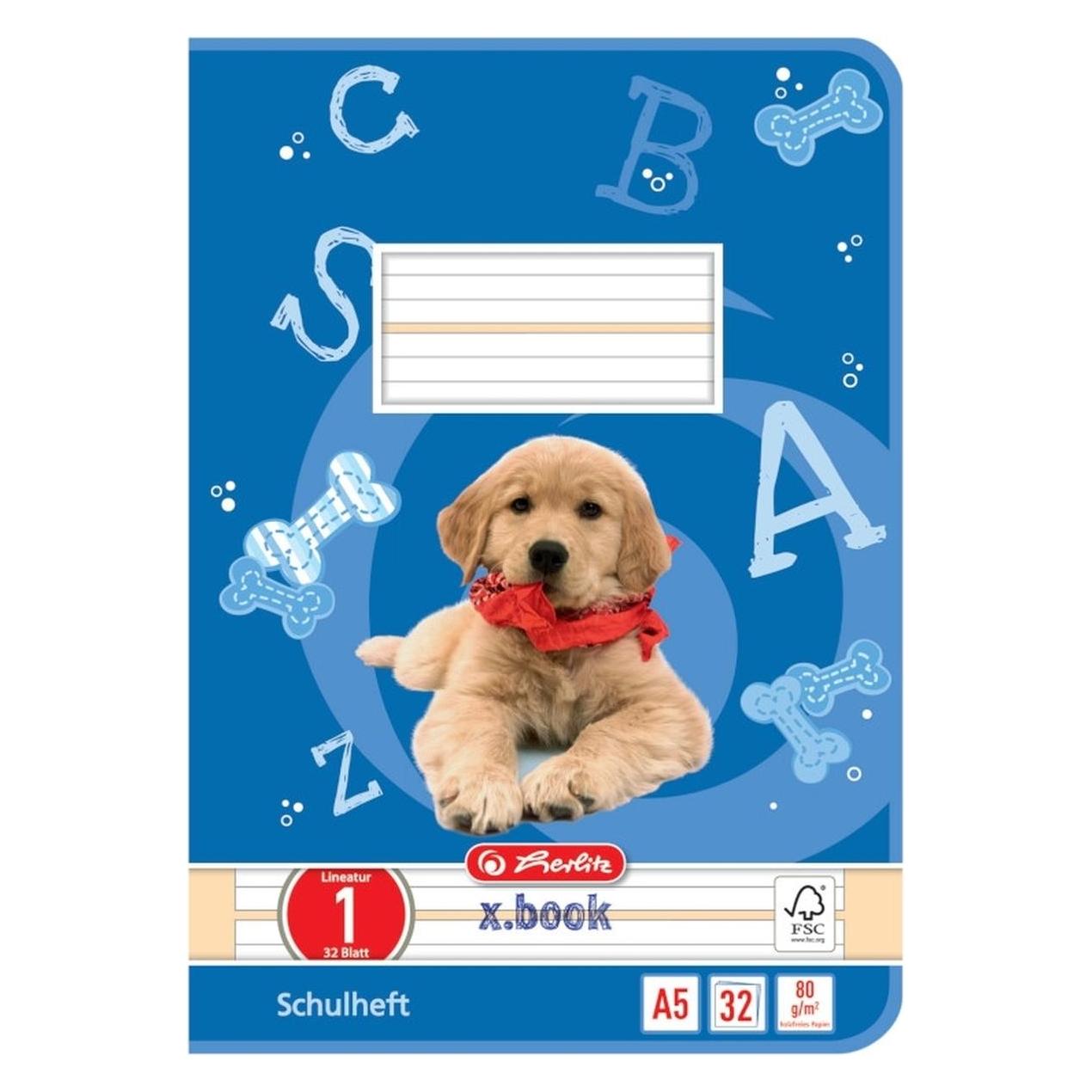 Herlitz Schulheft x.book, DIN A5, Lineatur 1 / liniert (A5, Liniert) (11387081)