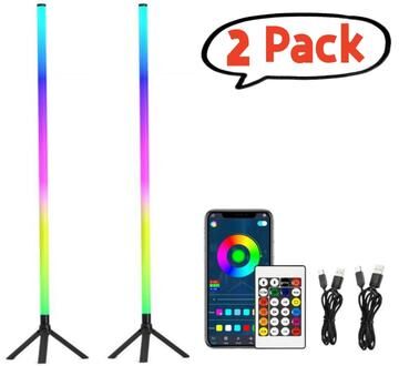 Uplift Picks Smart RGBIC 360 Degree Corner Floor Lamp 2 Packs