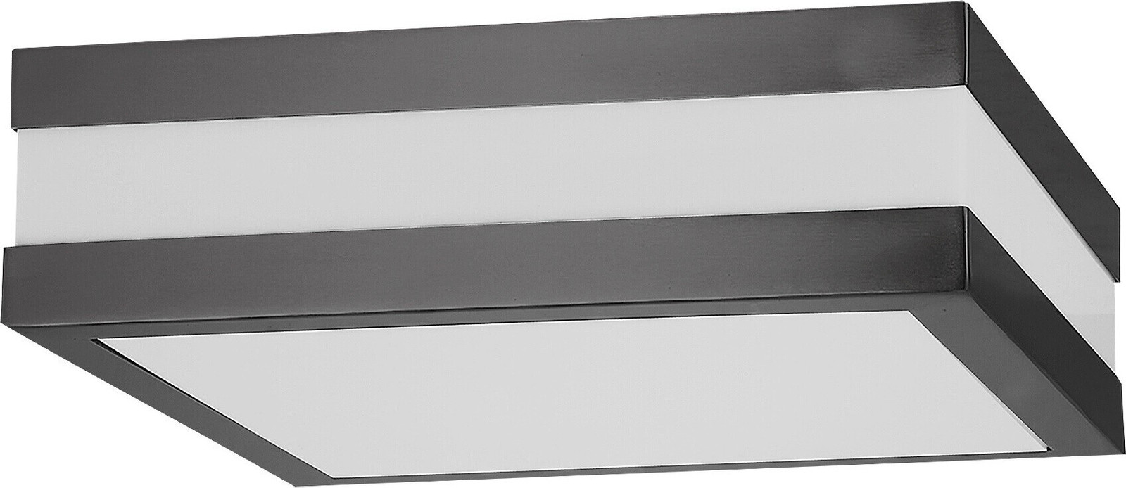 Rabalux 8685 Stuttgart Buitenwandlamp, antraciet-wit, 28,5 x 28,5 cm