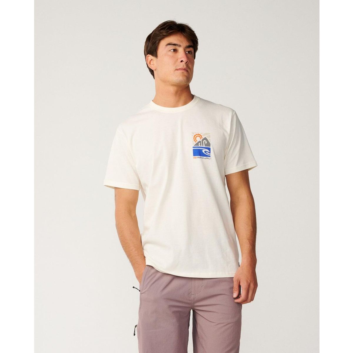 RipCurl S-series Vaporcool Totem Tee bone (3021) L 165MTE-3021-L