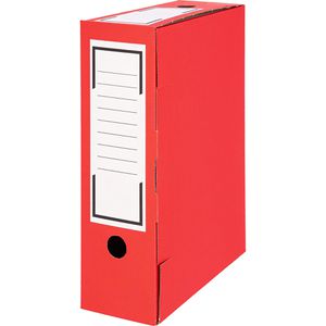 Smartboxpro Archivbox 226141220, A4, 96mm Füllhöhe, rot, für Akten, 20 Stück