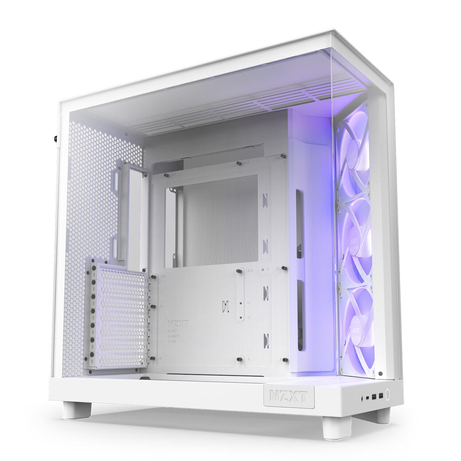 NZXT H6 Flow RGB Midi-Tower-Gehäuse weiß CC-H61FW-R1