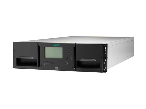 HPE StoreEver MSL3040 Scalable Library Base Module - Bandbibliothek - 720 TB / 1.8 PB - Steckplätze: 40 - keine Bandlaufwerke - Rack - einbaufähig - 3U - 3 halbhohe (HH) (Q6Q62C)