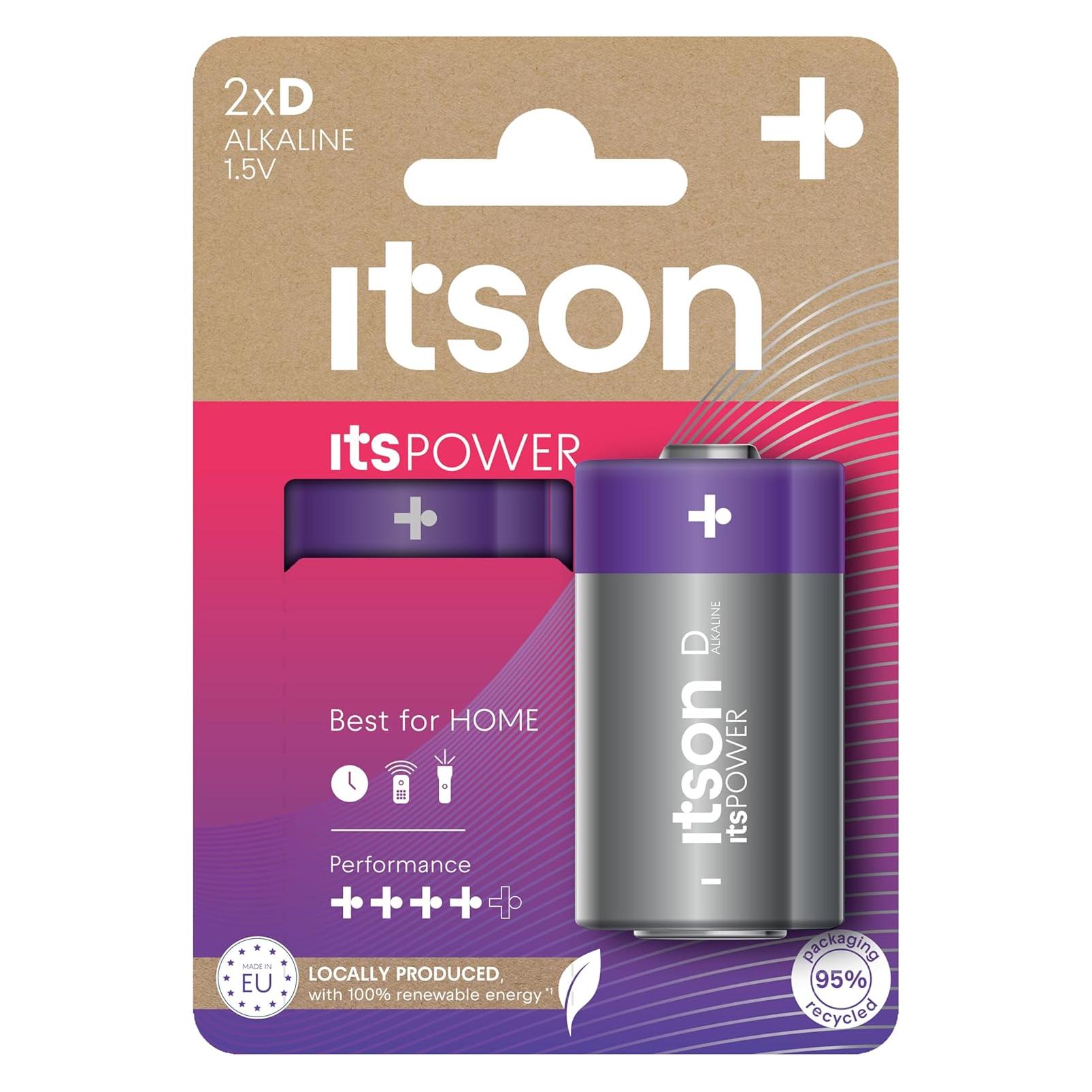 Itson Power 2x LR20 (D) (2 Stk., D, D) (LR20IPO/2CP)