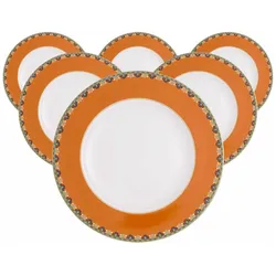 Villeroy & Boch Multipack Samarkand Mandarin Speiseteller - 6 Stück, Teller, Mehrfarbig