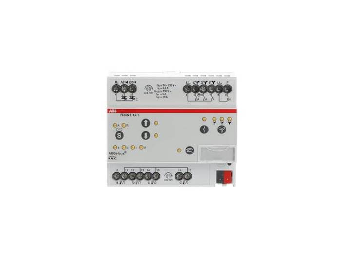 ABB FCC/S1.1.2.1 Fan Coil Controller, 2xPWM, manuelle Bedienung, 3-stufig, REG 2CDG110211R0011 4016779011433