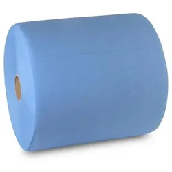 Plock GmbH Industriepapierrolle SemyTop - 3-lagig - blau - 1 Rolle - 36x32 cm - Putzpapier