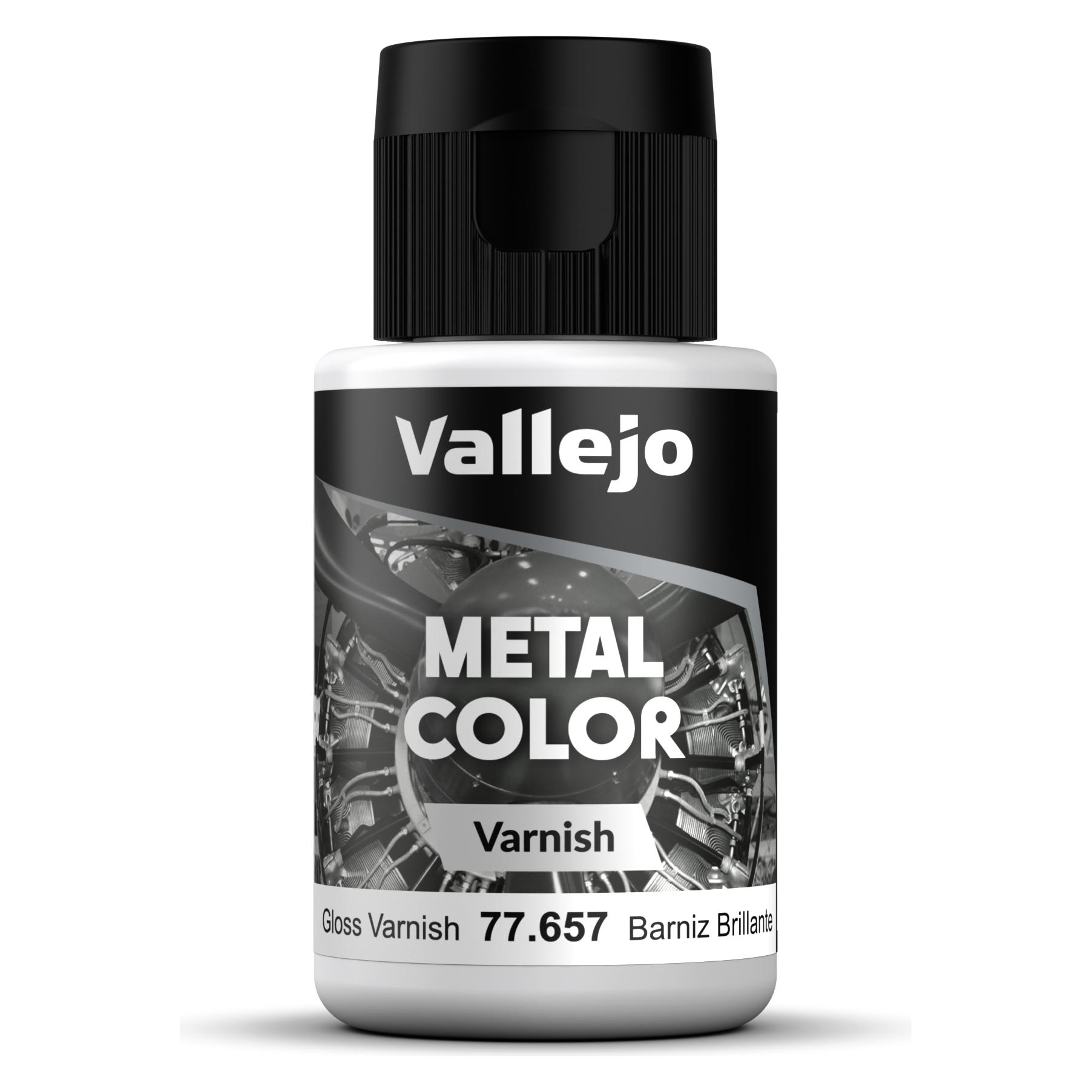Vallejo Auxiliary - Gloss Metal Varnish 60ml (77.657) (77657)