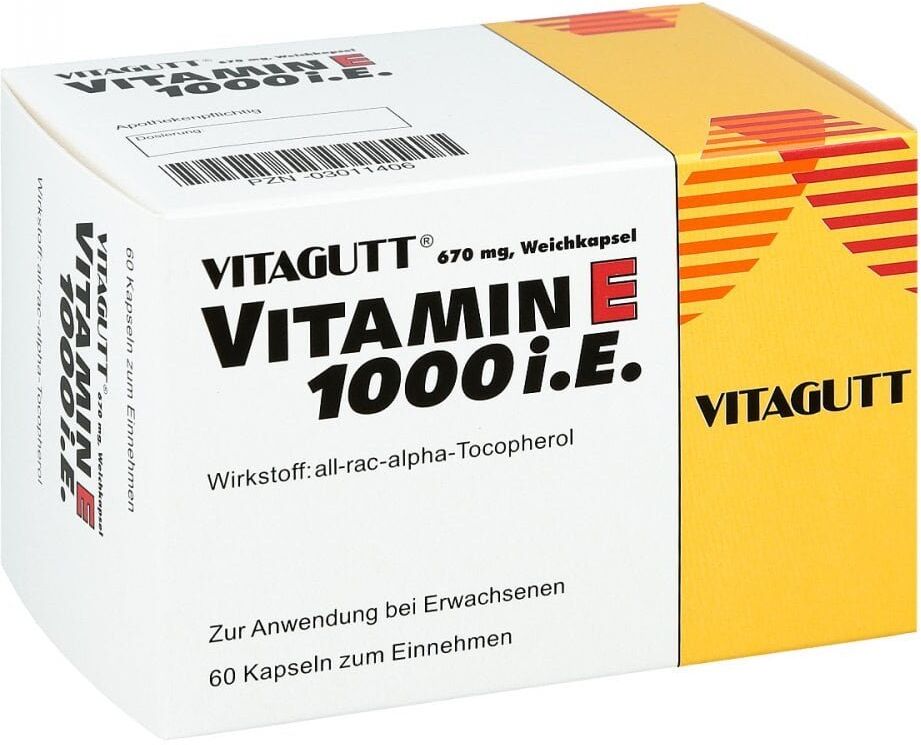 Vitagutt Vitamin E 1000 Kapseln
