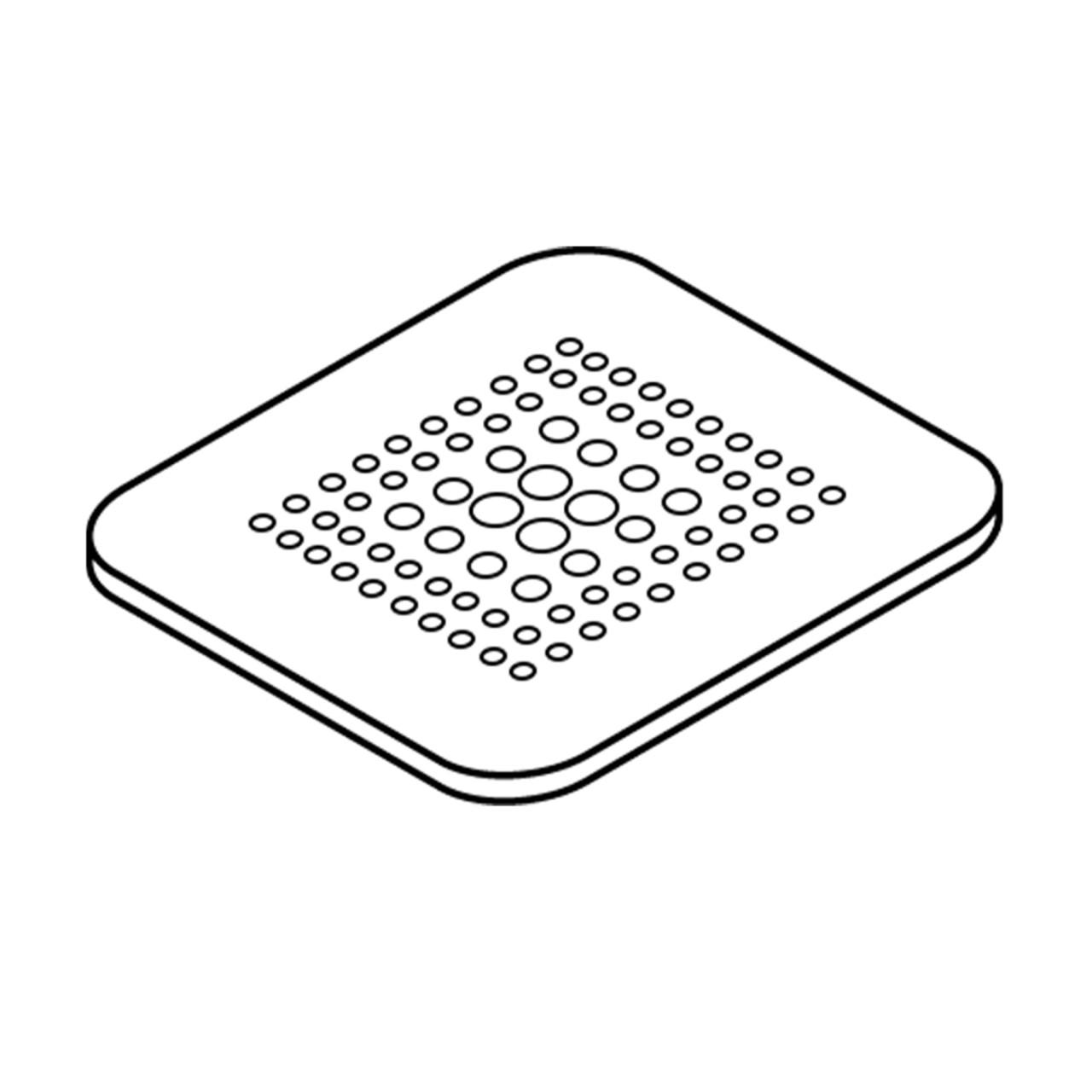 LAUFEN Siphonabdeckung edelstahl für Siphon H295127 H2919500780001