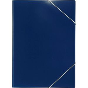 Oxford Eckspanner 100555331, A4, Kunststoff, dunkelblau