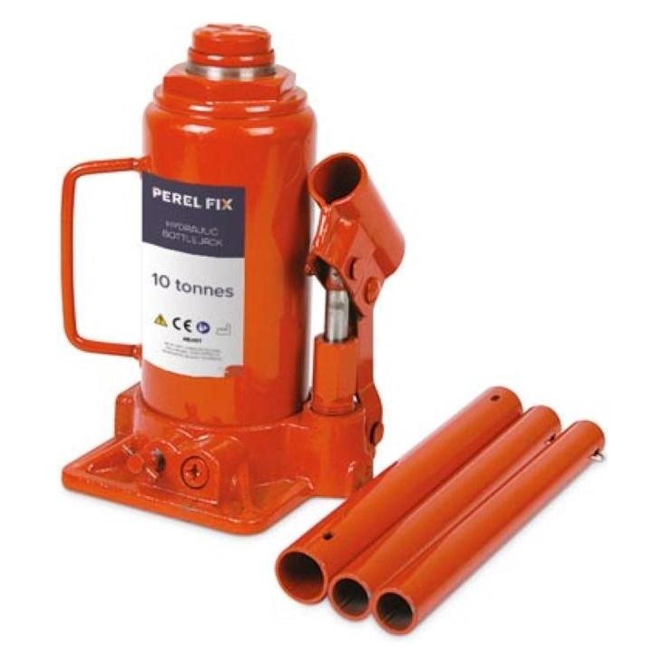 Perel Hydraulischer Wagenheber - 10 Tonnen (10000 kg, 20.50 - 39 cm) (ABJ10T)