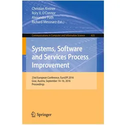 Systems, Software and Services Process Improvement, Fachbücher von Richard Messnarz, Christian Kreiner, Alexander Poth, V O'Connor Rory