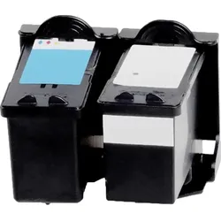 2 Kompatible Tinten ersetzt Lexmark 32+33 Doppelpack KCMY
