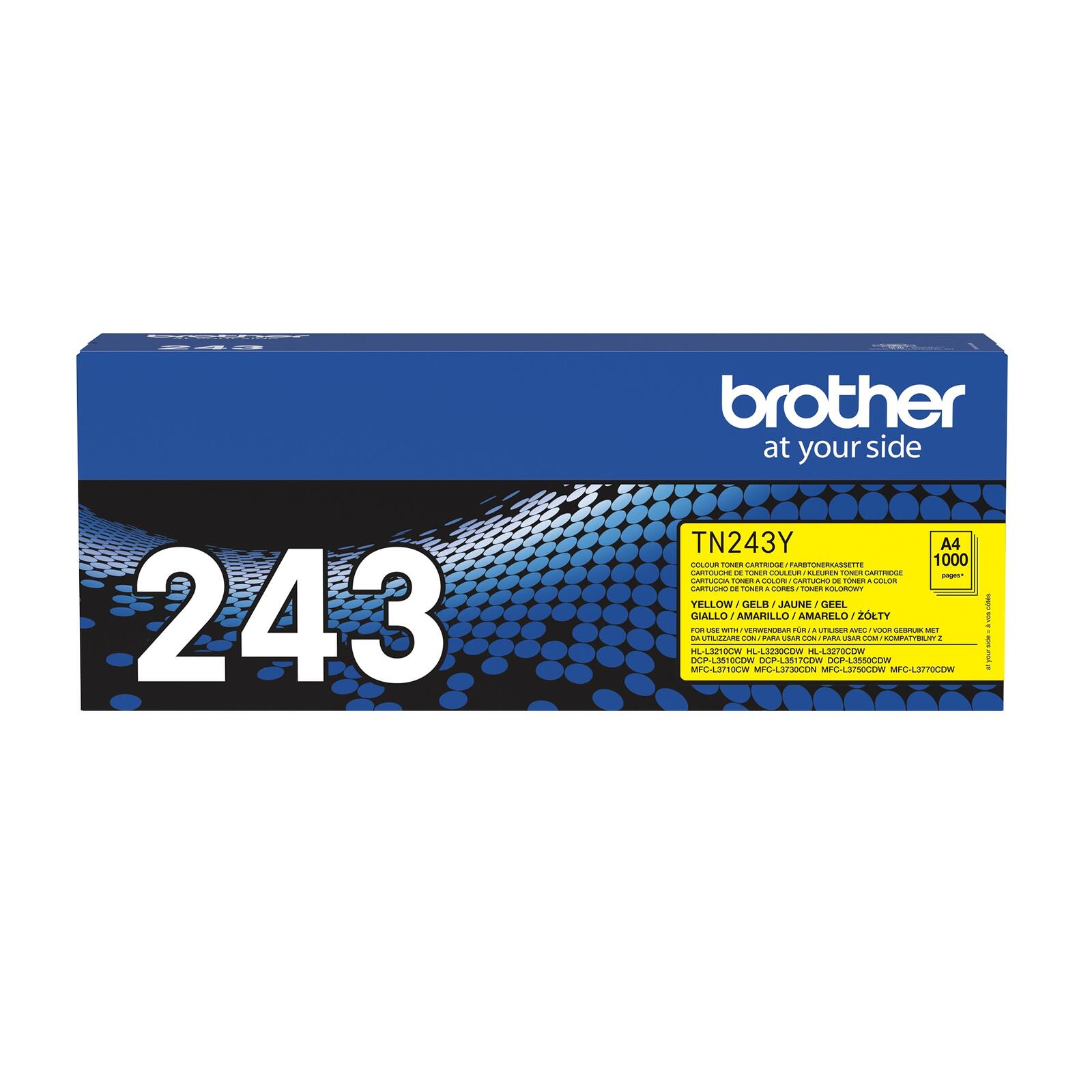 Brother Original TN-243 Toner - gelb (TN243Y)