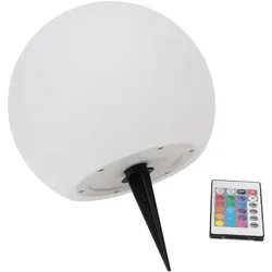 Casativo, Gartenbeleuchtung, LED-Leuchtkugel mit Fernbedienung, solarbetrieben, RGBW, 60 Lu, IP67, Ø 30 cm (60 lm, IP67)