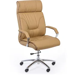 Echtleder-Chefsessel LUX, beige