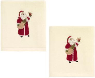 Avanti Linens Avanti Santa Gifts 2-Pack Hand Towel Set - Hand Towel 2 Pack