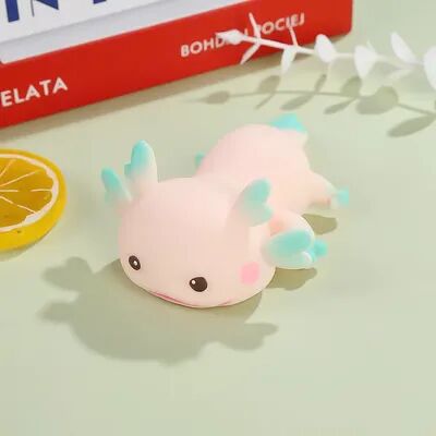 DynamicDeals Axolotl Squishy Stress Relief Toy Slow Rebound Sensory Fidget For Kids & Adults pink