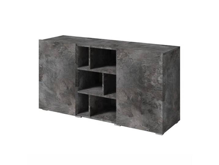 Buffet 130cm style design collection NARVA. Coloris ardoise. 39 Gris