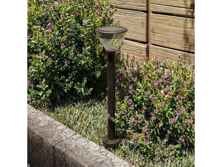 Philips LED-Solarwegeleuchte Kyna, schwarz, Sensor, IP44 Kyna, schwarz, Kunststoff