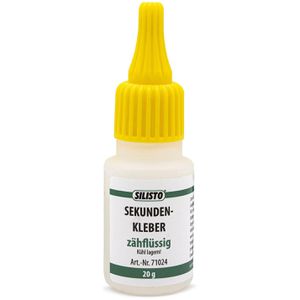 SILISTO Sekundenkleber 71024, Gel, extra stark, wasserfest, 20g
