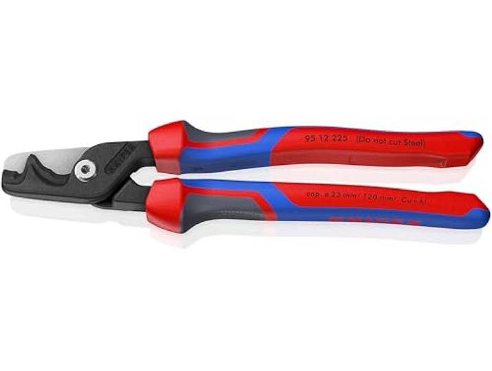 Knipex StepCut XL Coupe-câbles avec coupe par étapes\, 95 12 225 Avec poignées confort 225 mm