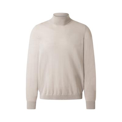 Strickpullover MAERZ MUENCHEN "Maerz Muenchen 414800 Strickpullover Herren Bekleidung", Herren, Gr. 56, beige, 100% Wolle, Pullover Strickpullover