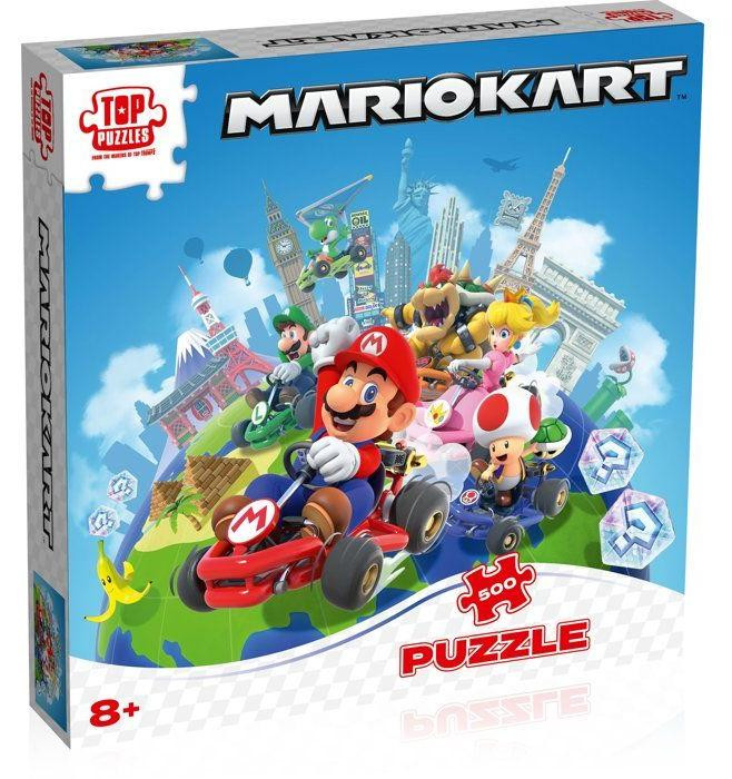 Winning Moves Mario Kart Wereldtour Puzzel - 500 stukjes - Vanaf 8 jaar