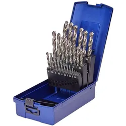 SW-Stahl, Bohrereinsatz, 81325L Spiralbohrersatz HSS-G, 25-teilig in Patentkassette, von 1-13 mm (1-13mm)