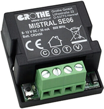 Grothe MISTRAL Émetteur radio encastré RW150m 868,35MHz SE06 (43443)