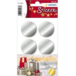 HERMA Silberetikett 15284 rund 32mm 18 St./Pack.