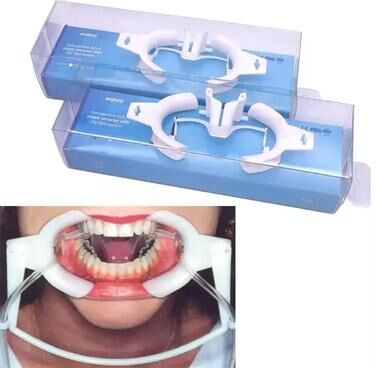 Uplift Essentials Dental Mouth Retractor With Saliva Suction Oral Dry Field Lip Cheek Opener Orthodontic Tool Set s