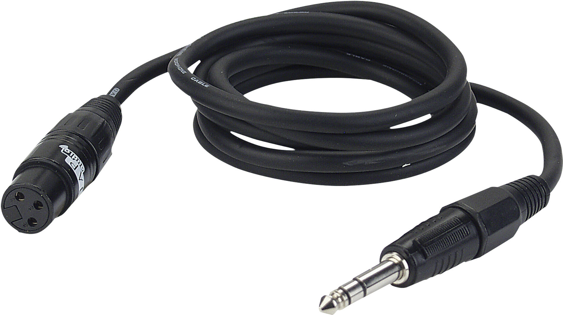 DAP Audio Fl03 – Symmetrischer Xlr/f 3p-Stecker Auf Stereo-Klinke, 3 M