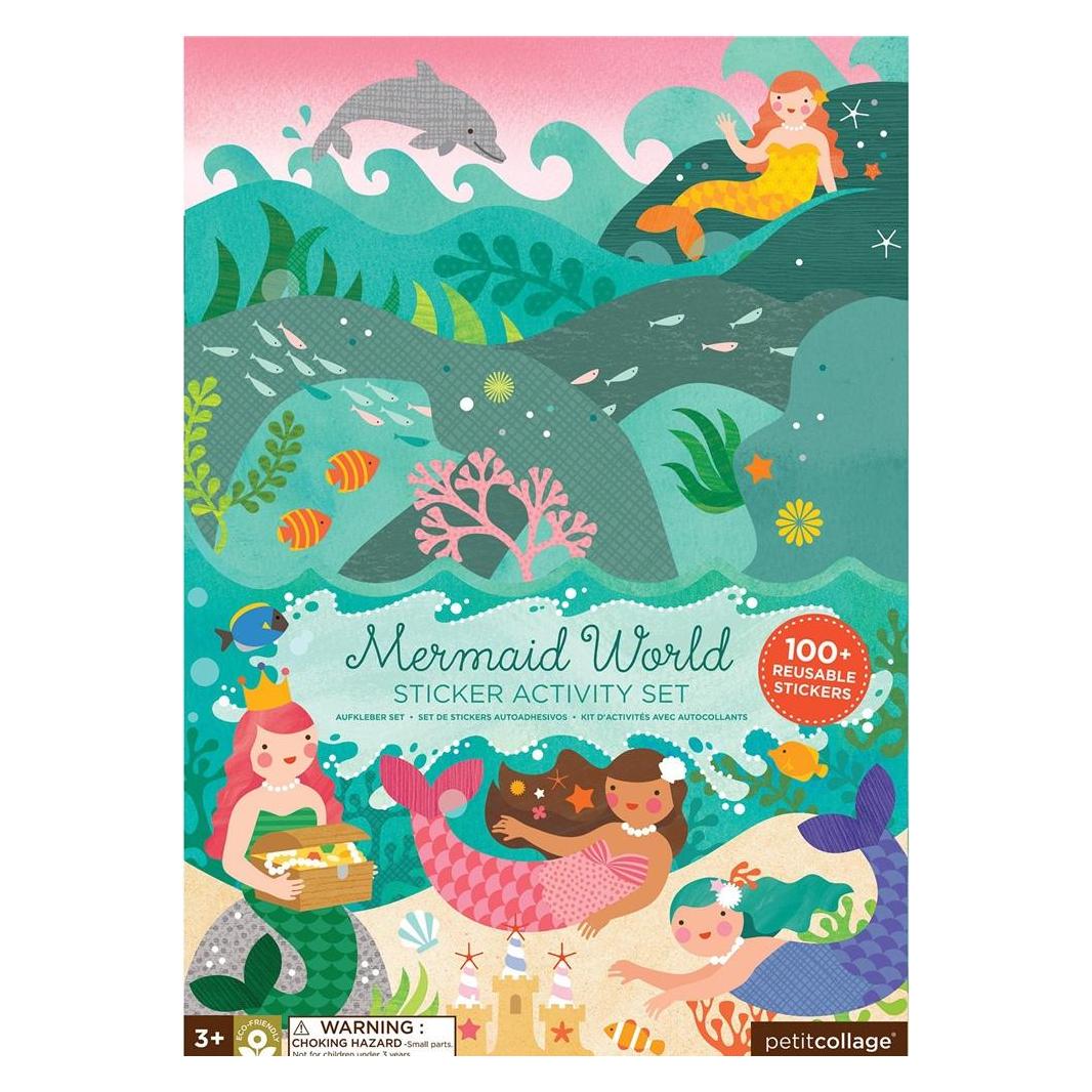 Petitcollage Sticker Activity Set Meerjungfrauen (100 Sticker) (758524449255)