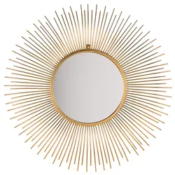WANDSPIEGEL gold Sonnenform 80 cm Cilly