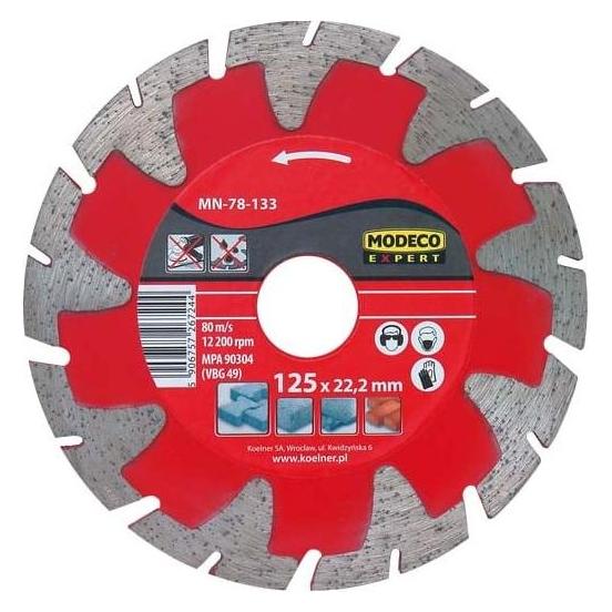 Modecom Segmentierte Diamantschleifscheibe 115mm - MN-78-132 (MN-78-132)