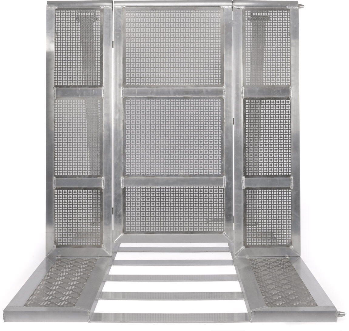 Bullstage Stagebarrier 1m Element Gerade Mit Tür Und Kabelschacht