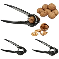 Relaxdays Nussknacker 3er Set schwarz Schwarz