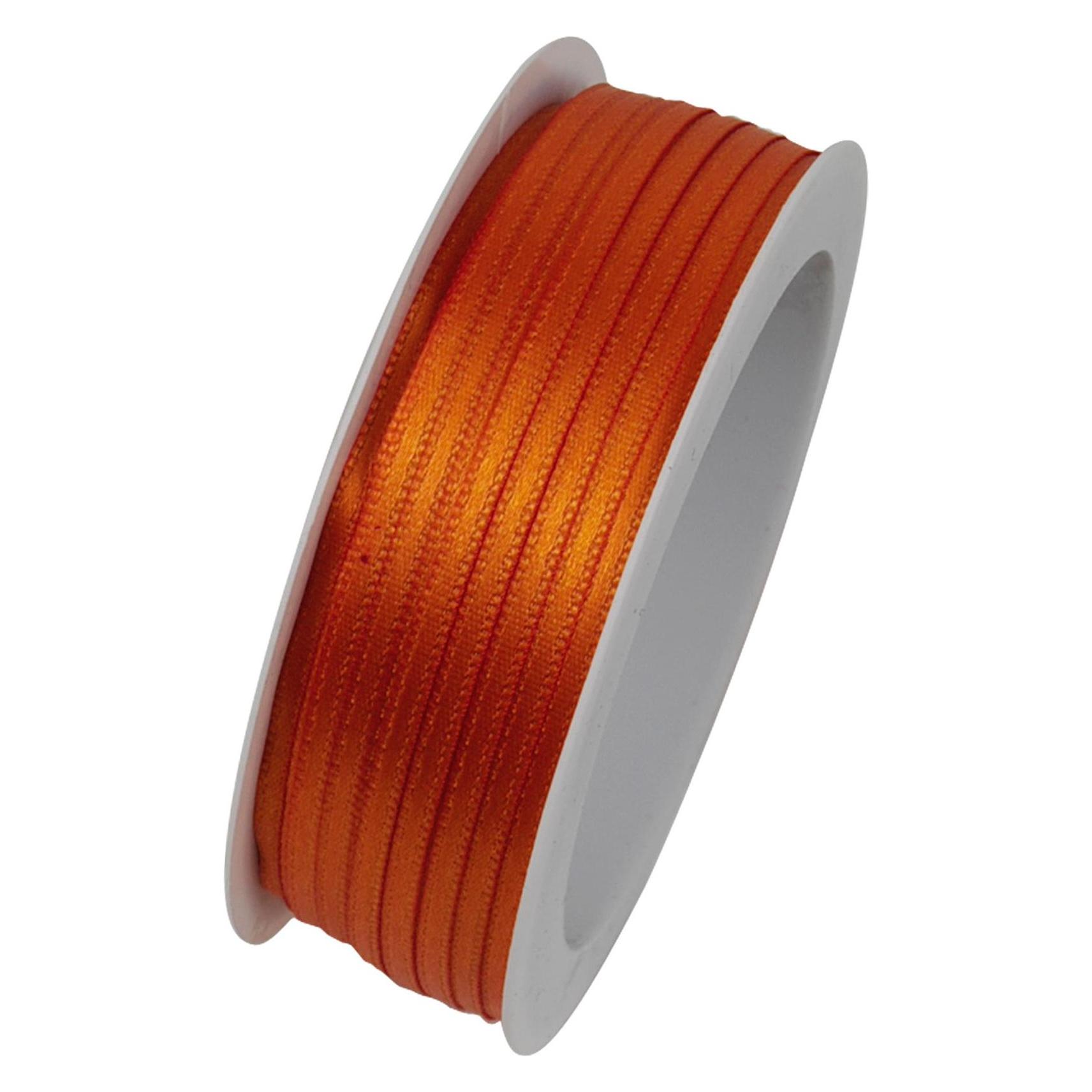 Goldina Doppelsatinband 3mmx50m orange (1x) (897203400050)