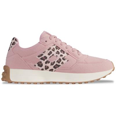Sneaker LOTTO, Herren, Gr. 42, rosa (rose, leo), Synthetik, Schuhe Sneaker, - mit Noppensohle für zuverlässigen Grip