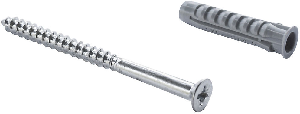 Montageset, für Wandregal, 20 Schrauben, 20 Dübel hofe
