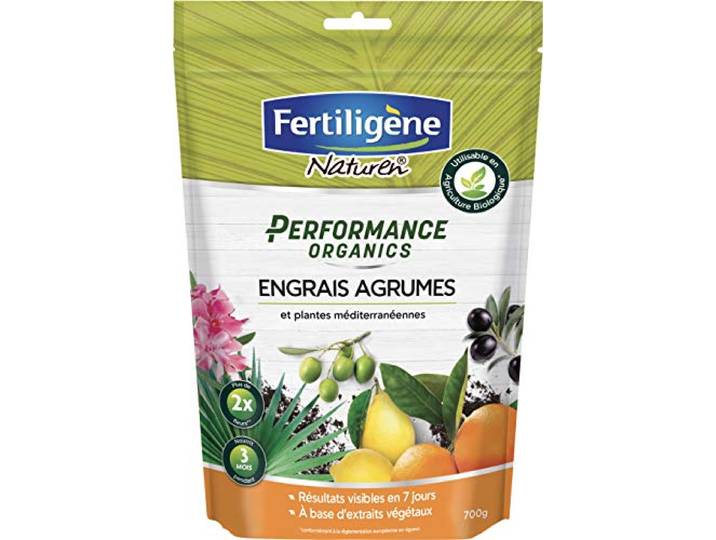FERTILIGENE Engrais Agrumes Plantes Méditerranéennes NPK 8-5-5 700 g Granulés pour agrumes et plantes méditerranéennes\, avec effet visible dès 7 jours et nutrition jusqu’à 3 mois.
