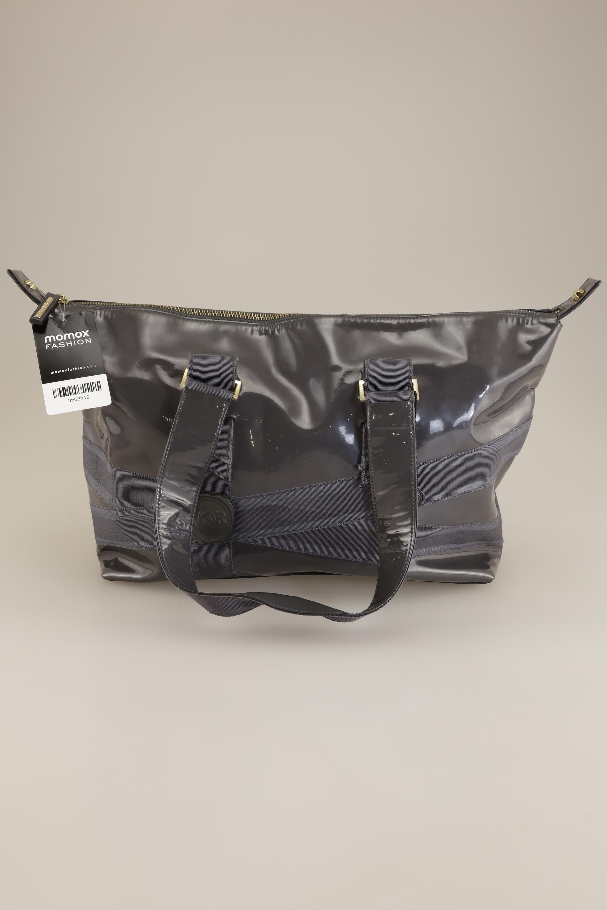 Viktor&Rolf Damen Handtasche gross Leder, Grau, Leder - Second Hand